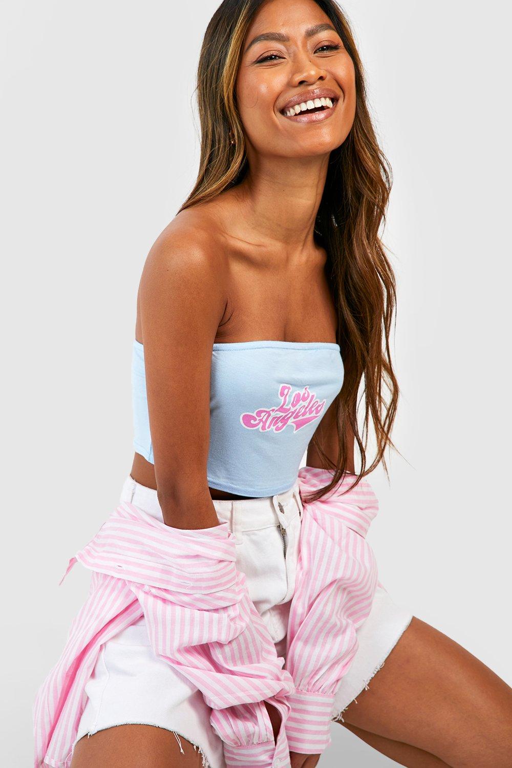 Champion tube top and on sale shorts